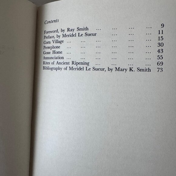 Corn Village 1970 Meridel Le Sueur SIGNED Stanton & Lee 1st Edition HC - Picture 13 of 14